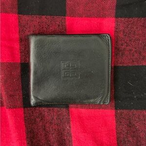 Givenchy Black Leather Wallet Minimalist Design
